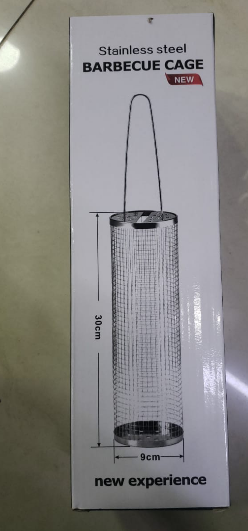 Grill Cilindro para Barbacoa de Acero Inoxidable