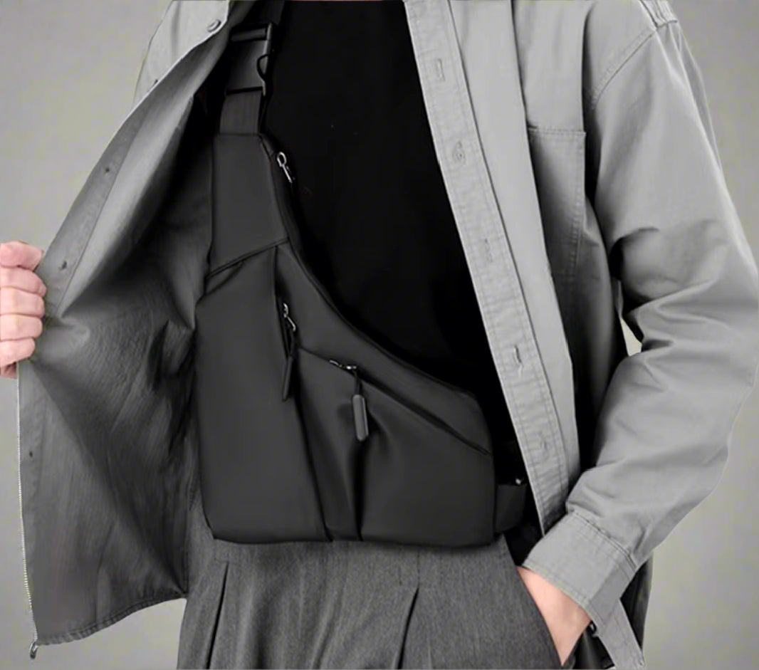 Bolso Fashion para Hombre con Estilo Urbano, Compacto y Multifuncional