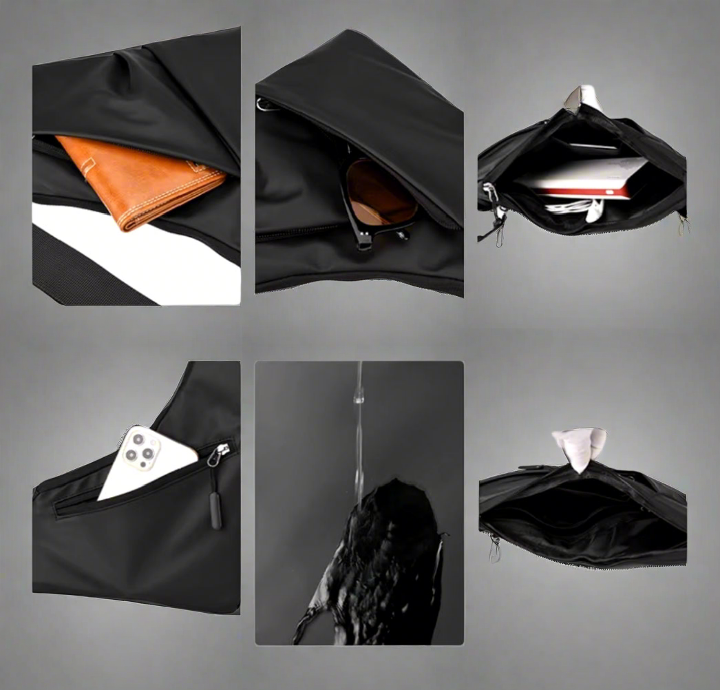 Bolso Fashion para Hombre con Estilo Urbano, Compacto y Multifuncional