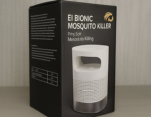 Matamosquitos por Succión Ei Bionic,¡Sin Pesticidas ni Ruido!.
