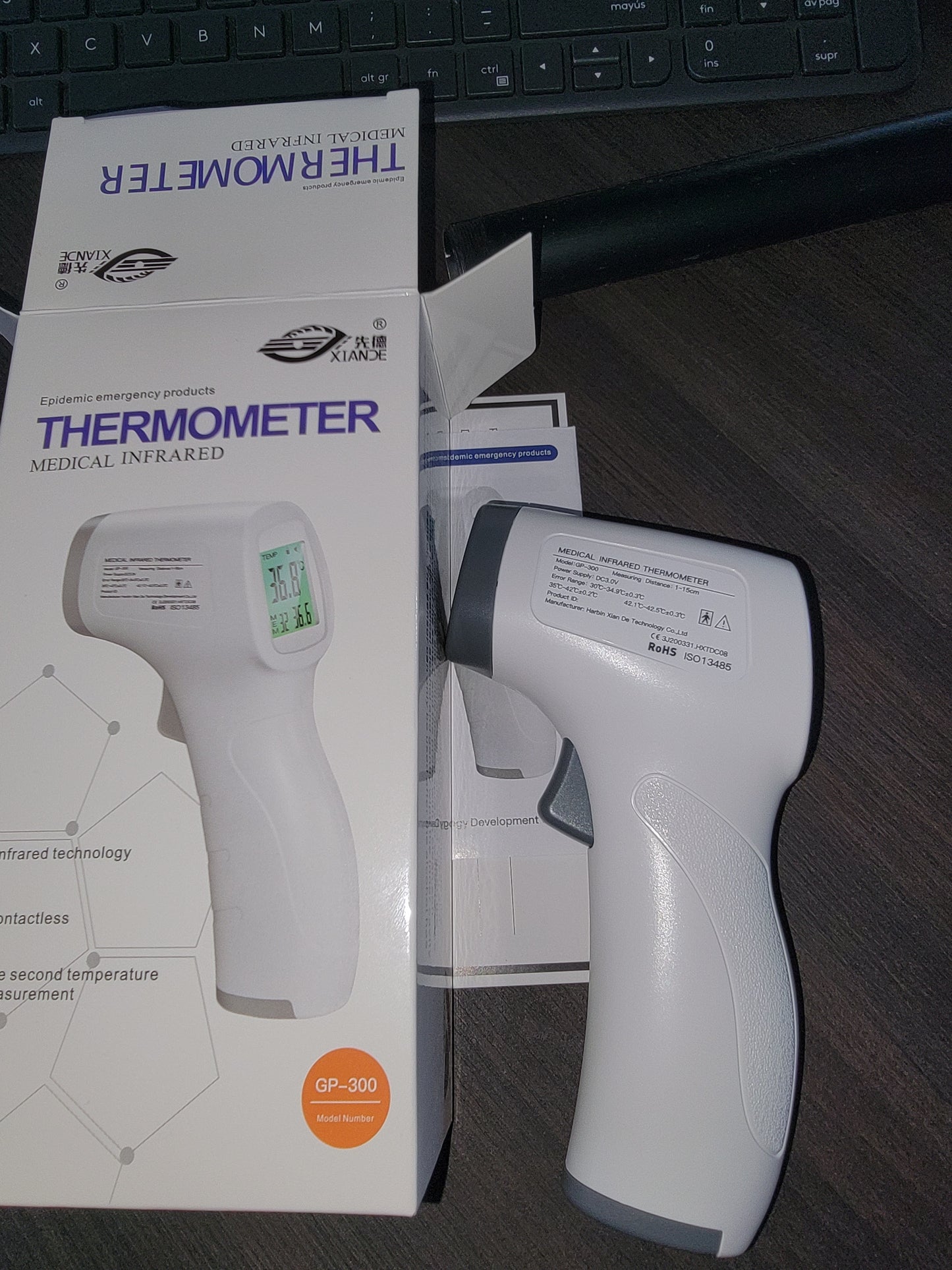 Termómetro Infrarrojo GP‑300