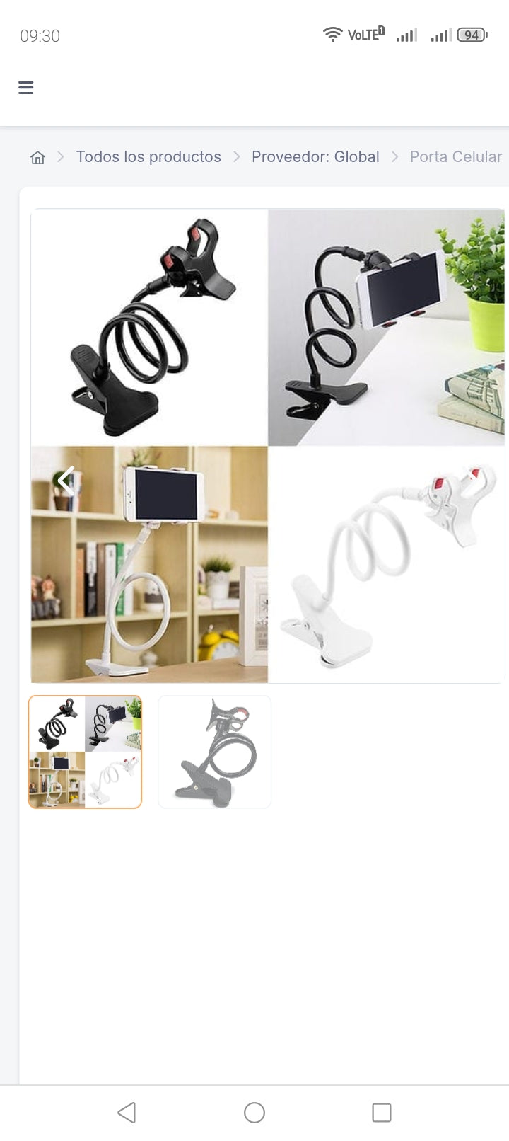 Porta Celular para Mesa | Comodidad total en escritorio y cama.