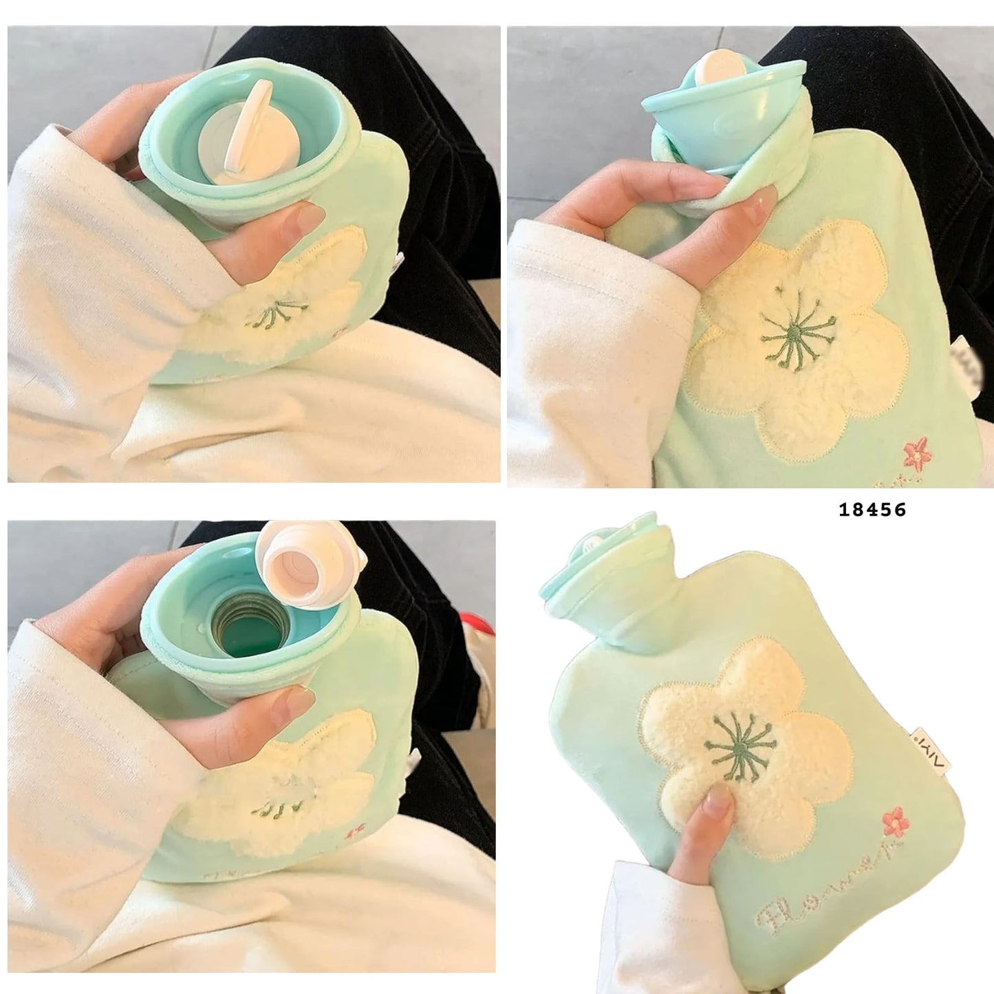 Bolsa de Agua Caliente Antialérgica | 500ml con Funda Suave.