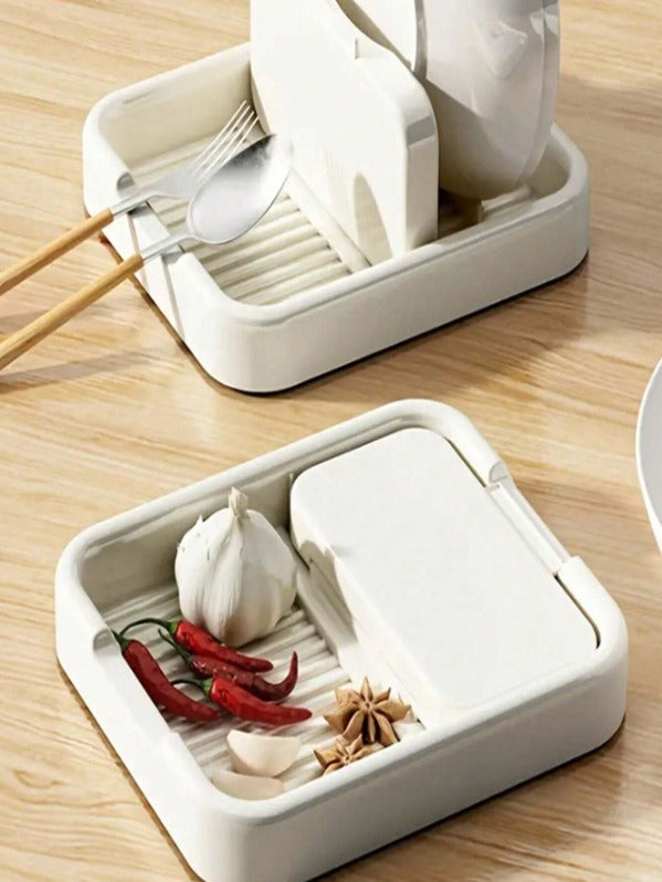 Soporte de Tapas y Utensilios | Orden y limpieza en tu cocina.