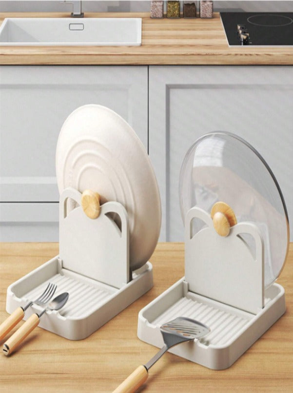 Soporte de Tapas y Utensilios | Orden y limpieza en tu cocina.