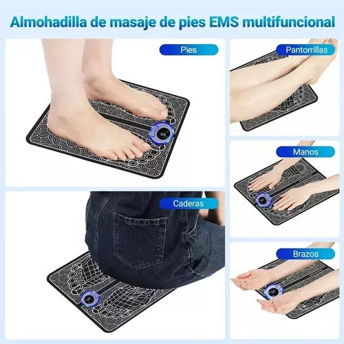 Masajeador Eléctrico de Pies Multifuncional EMS