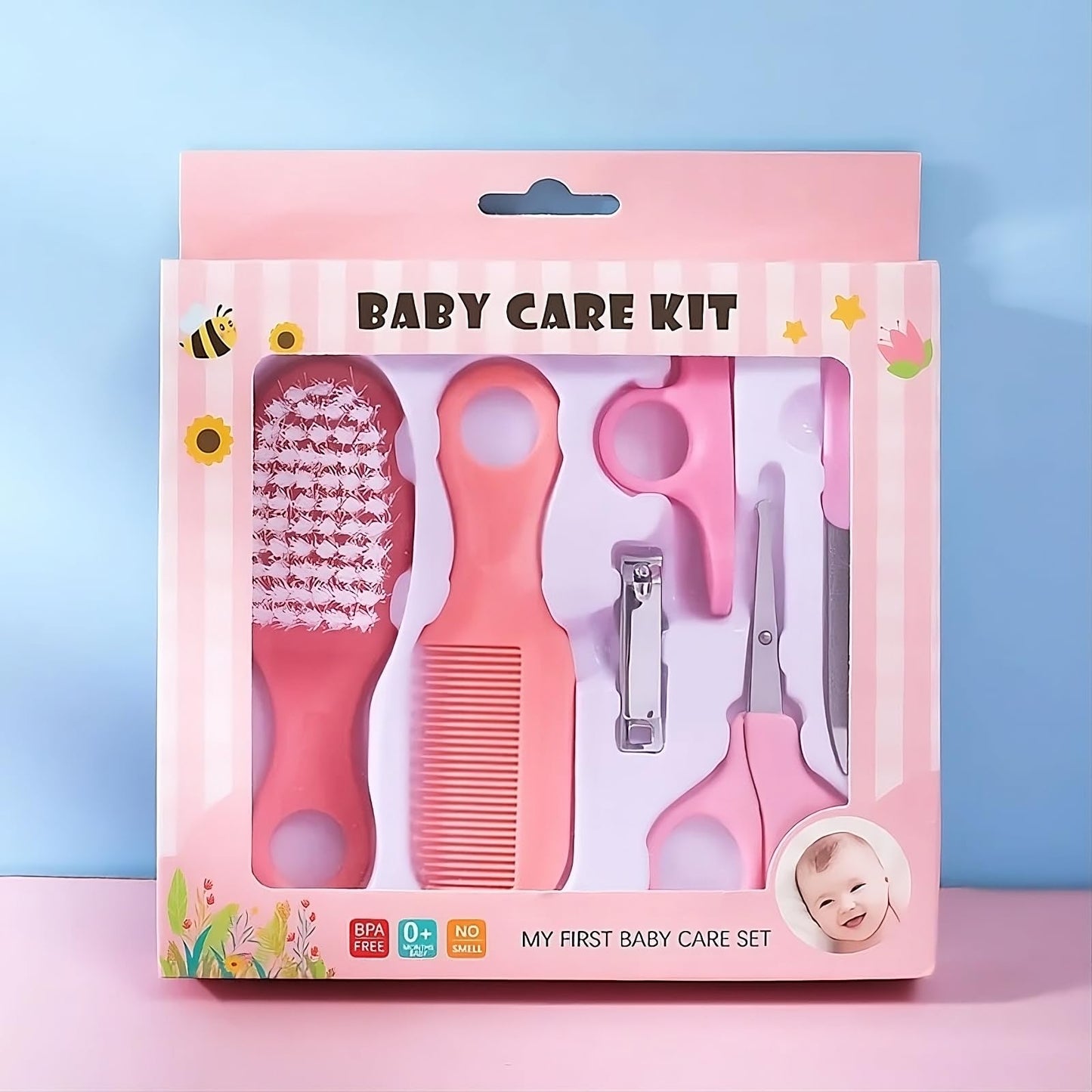 Kit de Higiene para Bebé 6 Piezas | Práctico y Seguro.