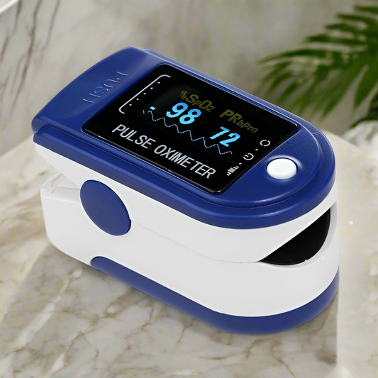 Oxímetro Digital Portátil de Dedo – Medición de Oxígeno y Pulso