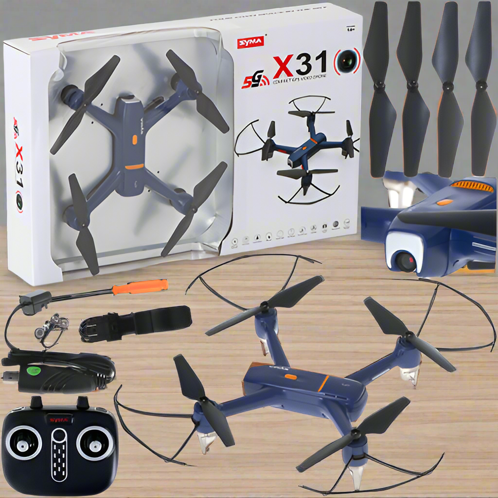 Drone Syma X31 5G Cámara Dual 4K y 1080P - Alcance 350m