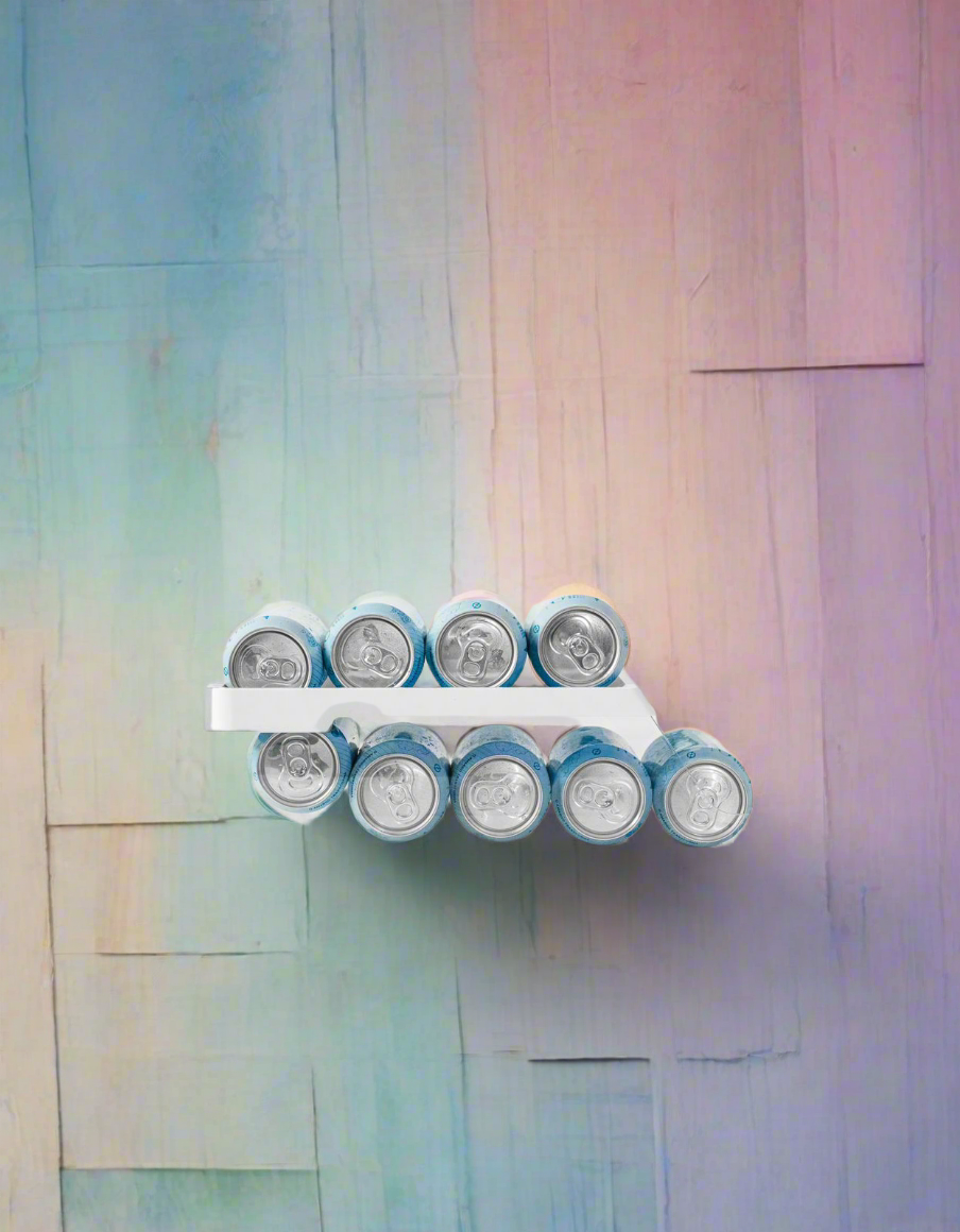 Organizador de Latas con Diseño Escalonado – Dispensador Compacto y Apilable