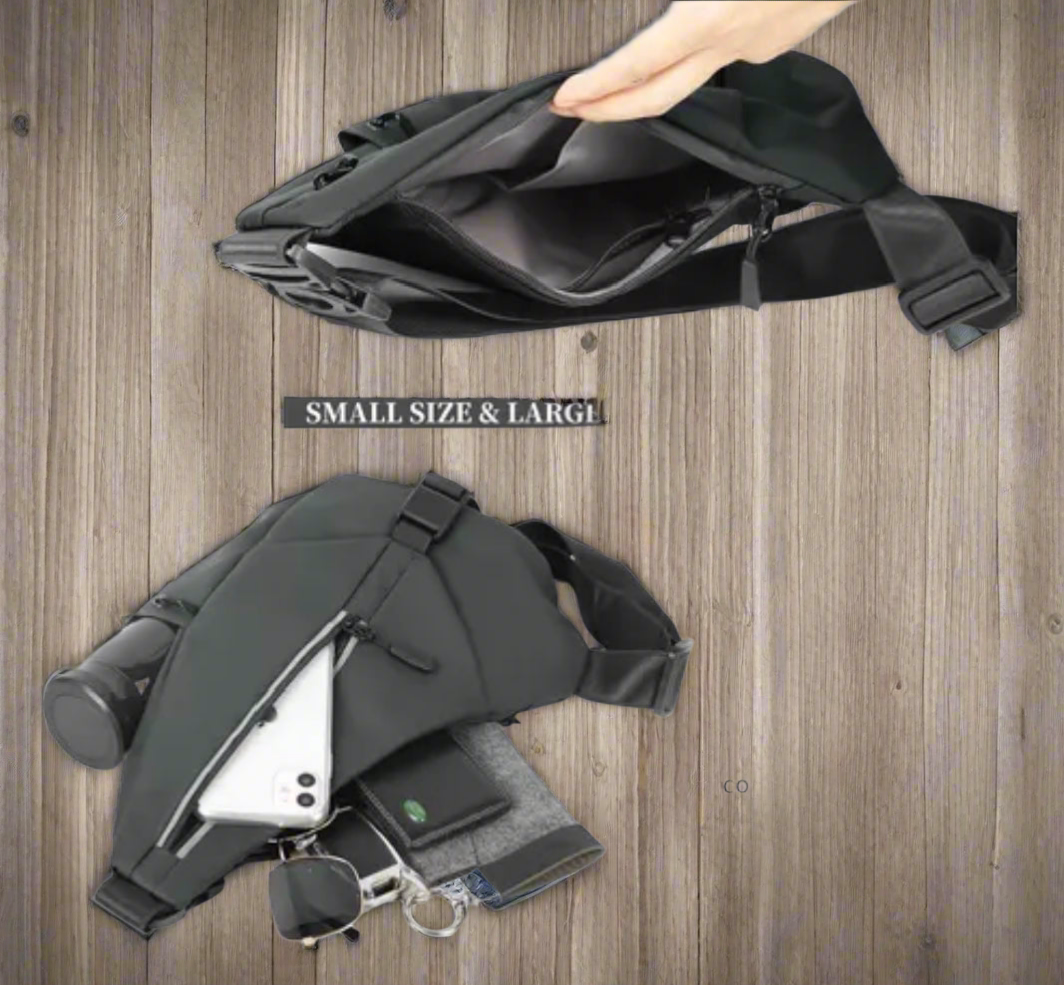 Bolso Fashion para Hombre con Estilo Urbano, Compacto y Multifuncional