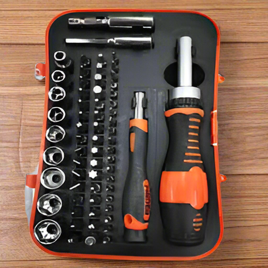 Kit Destornillador Finder 65 Piezas – Profesional y Doméstico