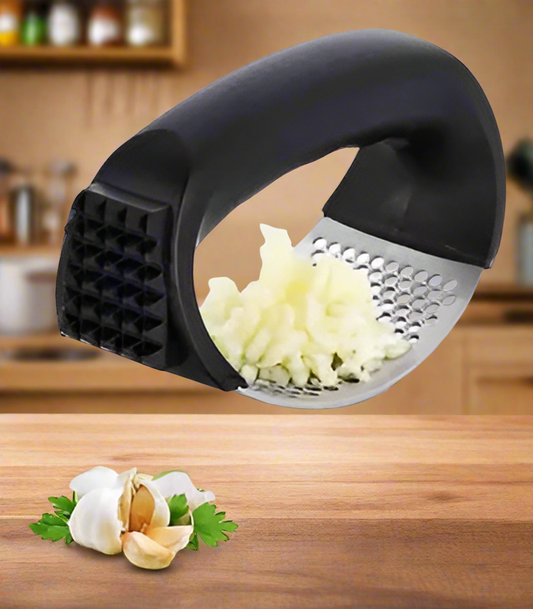 Triturador de Ajo Inoxidable – Prensador Ergonómico y Fácil de Limpiar