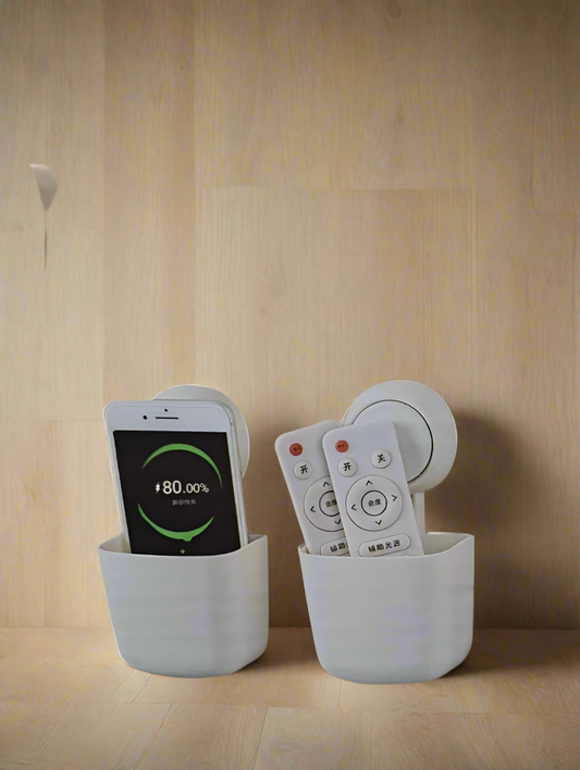 Soporte de Pared Multiuso con Ventosa , Para Celular y Control Remoto