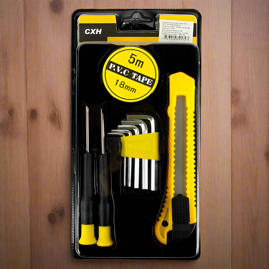 Set de Herramientas de 9 Piezas – Compacto, Versátil y Esencial