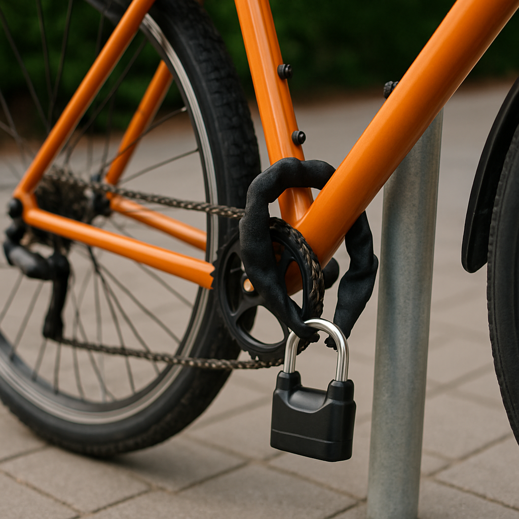Candado con Alarma Antirrobo| Sensor de Movimiento y Sonido Ultra Fuerte 110dB | Protección para Bicicletas, Motos, Puertas y Más.