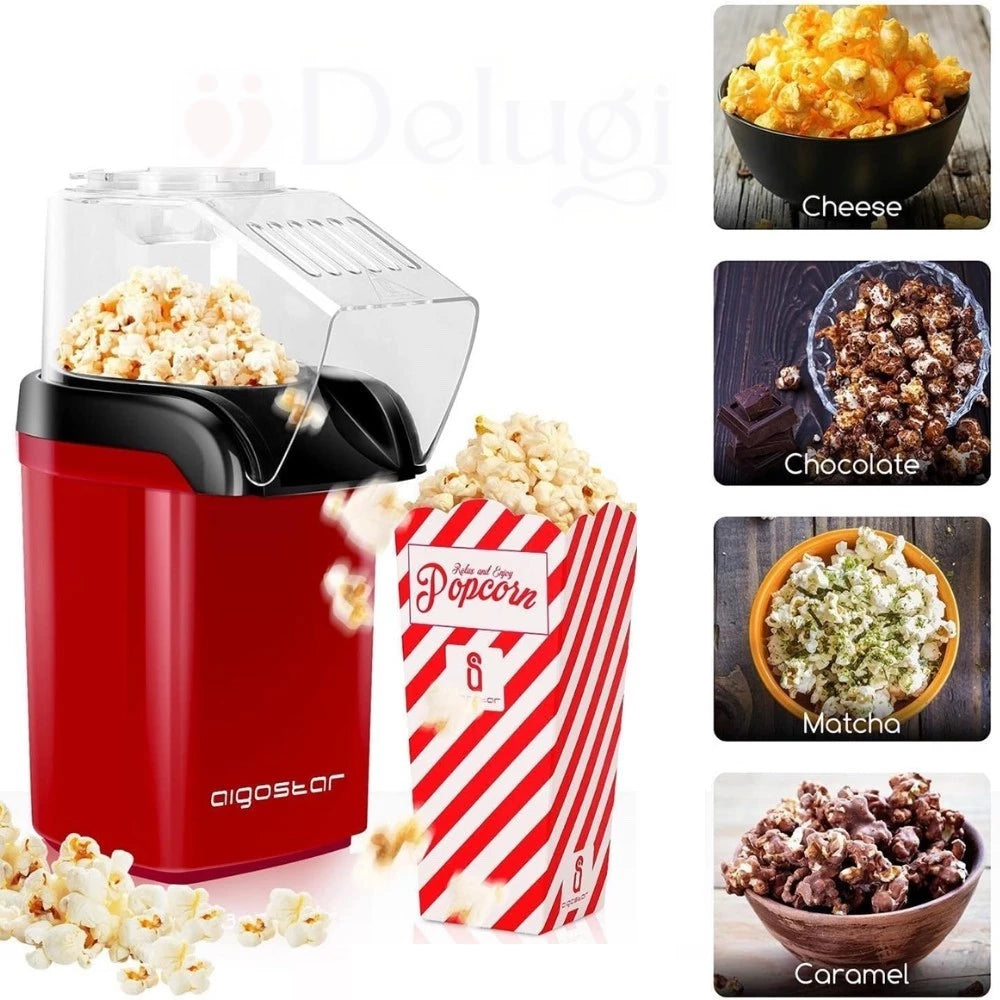 Máquina para Palomitas de Maíz – Compacta, Saludable y de Rápida Preparación