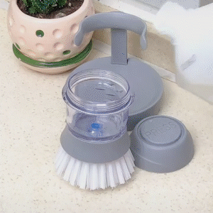 Cepillo con Dispensador de Jabón – Limpieza Eficiente y Sin Esfuerzo