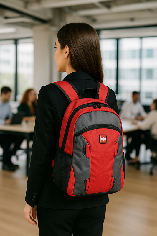 Mochila SwissGear | Alto Rendimiento con Compartimento para Laptop, Base Impermeable y Diseño Ergonómico.